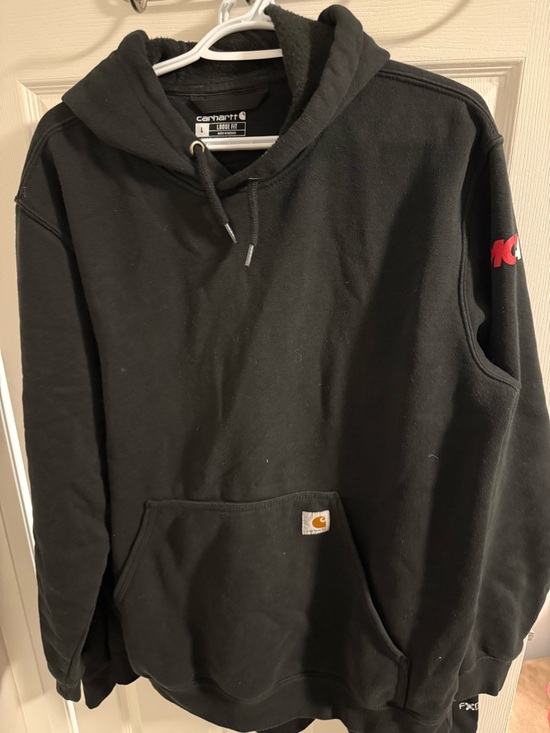 Carhartt Other - Carhartt Black Loose Fit Hoodie with logo